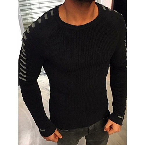 Men's Solid Colored Long Sleeve Pullover Sweater Jumper, Round Neck Green / White / Black US34 / UK34 / EU42 / US36 / UK36 / EU44 / US38 / UK38 / EU46
Men's Solid Colored Long Sleeve Pullover Sweater Jumper, Round Neck Green / White / Black US34 / UK34 / EU42 / US36 / UK36 / EU44 / US38 / UK38 / EU46