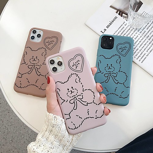 For Apple iPhone 11 11pro 11promax 8p X XS XSMAX XR 7 8 Simple bear pattern liquid feel TPU material mobile phone case
For Apple iPhone 11 11pro 11promax 8p X XS XSMAX XR 7 8 Simple bear pattern liquid feel TPU material mobile phone case