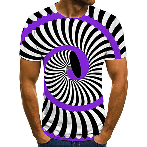 Men's Plus Size Geometric 3D Print T-shirt Street chic Exaggerated Holiday Going out Round Neck Rainbow / Short Sleeve
Men's Plus Size Geometric 3D Print T-shirt Street chic Exaggerated Holiday Going out Round Neck Rainbow / Short Sleeve