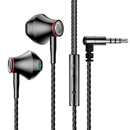 KUPENG F20 Wired In-ear Earphone Wired Stereo Dual Drivers with Microphone with Volume Control HIFI for Sport Fitness
KUPENG F20 Wired In-ear Earphone Wired Stereo Dual Drivers with Microphone with Volume Control HIFI for Sport Fitness