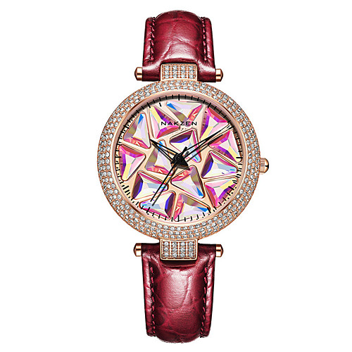 Women's Quartz Watches Luxury Fashion Genuine Leather Japanese Quartz Red Green Black Water Resistant / Waterproof 30 m Analog One Year Battery Life
Women's Quartz Watches Luxury Fashion Genuine Leather Japanese Quartz Red Green Black Water Resistant / Waterproof 30 m Analog One Year Battery Life