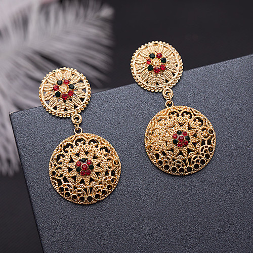 Women's Drop Earrings Hoop Earrings Earrings Classic Holiday Fashion Wedding Luxury Classic Trendy Fashion Cute Gold Plated Earrings Jewelry Gold For Wedding Birthday Gift Formal Festival 1 Pair 
Women's Drop Earrings Hoop Earrings Earrings Classic Holiday Fashion Wedding Luxury Classic Trendy Fashion Cute Gold Plated Earrings Jewelry Gold For Wedding Birthday Gift Formal Festival 1 Pair