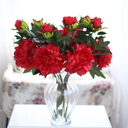 53 cm Simulation 2 Head Spring Peony European-Style Living Room Decoration Fake Flowers 1 stic
53 cm Simulation 2 Head Spring Peony European-Style Living Room Decoration Fake Flowers 1 stic