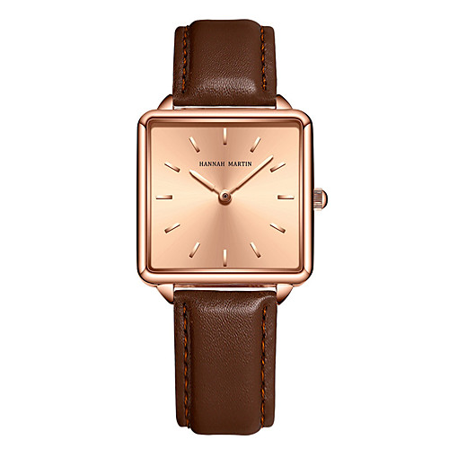 Women's Quartz Watches Casual Fashion Stainless Steel Genuine Leather Japanese Quartz Rose Gold Golden / Brown White / Black Water Resistant / Waterproof 30 m 1 pc Analog One Year Battery Life
Women's Quartz Watches Casual Fashion Stainless Steel Genuine Leather Japanese Quartz Rose Gold Golden / Brown White / Black Water Resistant / Waterproof 30 m 1 pc Analog One Year Battery Life