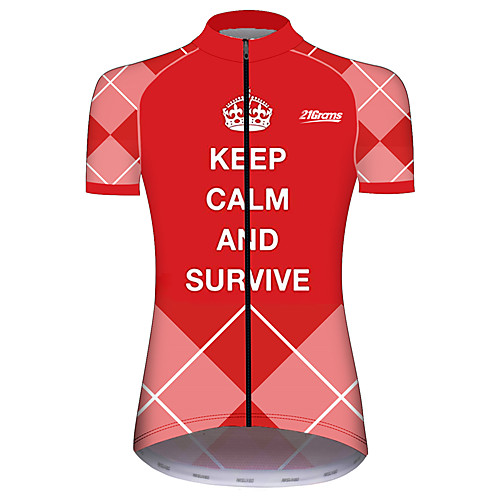 21Grams Women's Short Sleeve Cycling Jersey Pink Plaid / Checkered Novelty Bike Jersey Top Mountain Bike MTB Road Bike Cycling UV Resistant Breathable Quick Dry Sports Clothing Apparel / Stretchy
21Grams Women's Short Sleeve Cycling Jersey Pink Plaid / Checkered Novelty Bike Jersey Top Mountain Bike MTB Road Bike Cycling UV Resistant Breathable Quick Dry Sports Clothing Apparel / Stretchy