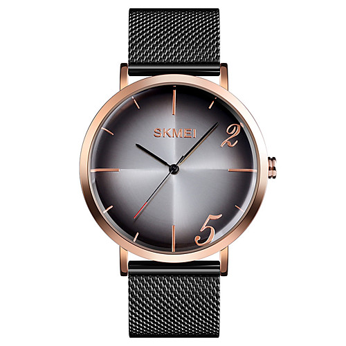 SKMEI Men's Steel Band Watches Quartz Formal Style Modern Style Stainless Steel Black / Blue / Rose Gold 30 m Water Resistant / Waterproof Creative New Design Analog Mesh Fashion - Red Green Blue One
SKMEI Men's Steel Band Watches Quartz Formal Style Modern Style Stainless Steel Black / Blue / Rose Gold 30 m Water Resistant / Waterproof Creative New Design Analog Mesh Fashion - Red Green Blue One