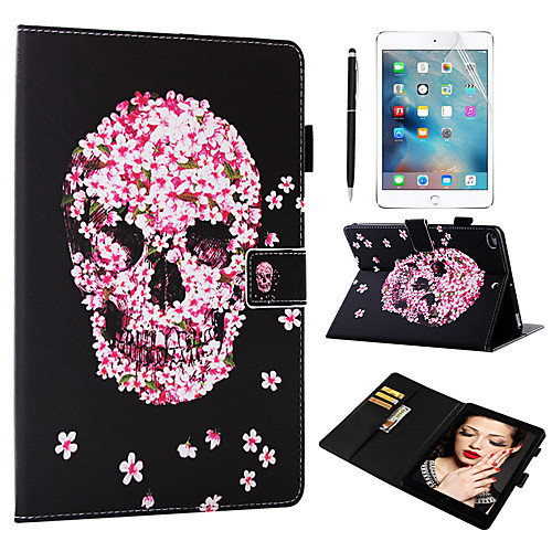 Case & 1pcs Stylus pen & 1pcs Screen Protect For Apple iPad Air / iPad (2018) / iPad Air 2 / Pro 9.7 with Stand / Flip / Ultra-thin Back Cover Skull / Flower PU Leather
Case & 1pcs Stylus pen & 1pcs Screen Protect For Apple iPad Air / iPad (2018) / iPad Air 2 / Pro 9.7 with Stand / Flip / Ultra-thin Back Cover Skull / Flower PU Leather