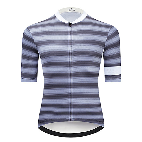 21Grams Women's Short Sleeve Cycling Jersey Black / White Stripes Bike Jersey Top Mountain Bike MTB Road Bike Cycling UV Resistant Breathable Quick Dry Sports Clothing Apparel / Stretchy / Race Fit
21Grams Women's Short Sleeve Cycling Jersey Black / White Stripes Bike Jersey Top Mountain Bike MTB Road Bike Cycling UV Resistant Breathable Quick Dry Sports Clothing Apparel / Stretchy / Race Fit