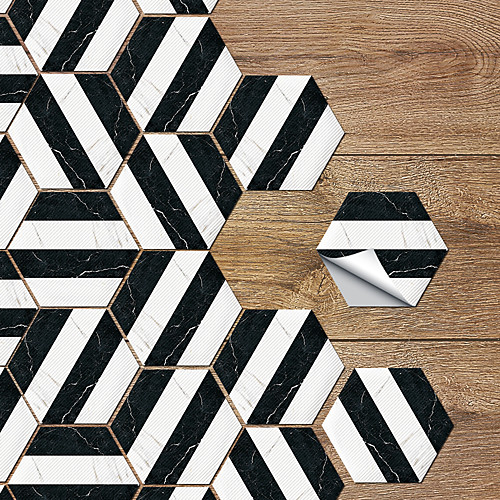 AMJ Black and white striped marble floor paste bathroom bathroom waterproof wear-resistant non-slip paste living room kitchen self-adhesive wall paste 23201cm
AMJ Black and white striped marble floor paste bathroom bathroom waterproof wear-resistant non-slip paste living room kitchen self-adhesive wall paste 23201cm