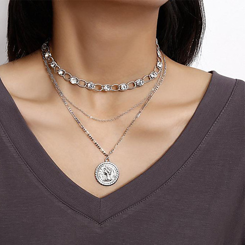 Women's Pendant Necklace Necklace Layered Necklace Stacking Stackable Lucky Statement Classic Vintage Trendy Chrome Imitation Diamond Gold Silver 55 cm Necklace Jewelry 1pc For Party Evening Prom
Women's Pendant Necklace Necklace Layered Necklace Stacking Stackable Lucky Statement Classic Vintage Trendy Chrome Imitation Diamond Gold Silver 55 cm Necklace Jewelry 1pc For Party Evening Prom