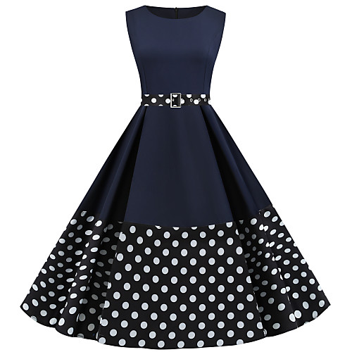 Women's Sheath Dress - Sleeveless Polka Dot Solid Color Lace Basic Vintage Style Street chic Daily Going out Black S M L XL XXL XXXL
Women's Sheath Dress - Sleeveless Polka Dot Solid Color Lace Basic Vintage Style Street chic Daily Going out Black S M L XL XXL XXXL