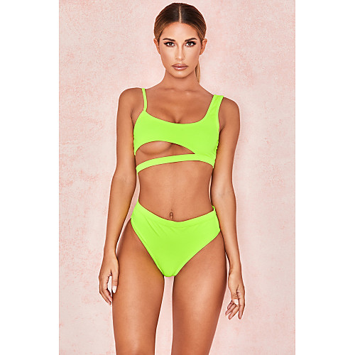 Women's Basic Fuchsia Green White Halter Cheeky Bikini Swimwear Swimsuit - Solid Colored Backless S M L Fuchsia
Women's Basic Fuchsia Green White Halter Cheeky Bikini Swimwear Swimsuit - Solid Colored Backless S M L Fuchsia