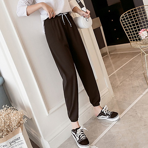 Women's Sporty wfh Sweatpants Jogger Pants - Solid Colored Blushing Pink White Black M L XL
Women's Sporty wfh Sweatpants Jogger Pants - Solid Colored Blushing Pink White Black M L XL