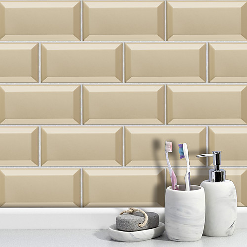 20x10cmx9pcs Beige Marble Wall Stickers Retro Oil-proof Waterproof Tile Wallpaper For Kitchen Bathroom Ground Wall House Decoration
20x10cmx9pcs Beige Marble Wall Stickers Retro Oil-proof Waterproof Tile Wallpaper For Kitchen Bathroom Ground Wall House Decoration
