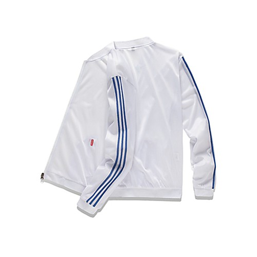 Men's Daily / Sports Basic Spring & Fall / Spring & Summer Regular Jacket, Striped / Color Block Collarless Long Sleeve Nylon White / Black
Men's Daily / Sports Basic Spring & Fall / Spring & Summer Regular Jacket, Striped / Color Block Collarless Long Sleeve Nylon White / Black