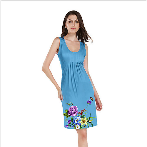 Women's Sheath Dress - Sleeveless Print Strap Black Fuchsia Green Royal Blue Gray Light Blue S M L XL XXL XXXL XXXXL XXXXXL
Women's Sheath Dress - Sleeveless Print Strap Black Fuchsia Green Royal Blue Gray Light Blue S M L XL XXL XXXL XXXXL XXXXXL
