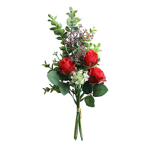 6PCS Bridal Bouquet Artificial Flowers Home Decor Wedding Party Decorative Simulation Flowers 32cm Flowers Bouquet
6PCS Bridal Bouquet Artificial Flowers Home Decor Wedding Party Decorative Simulation Flowers 32cm Flowers Bouquet