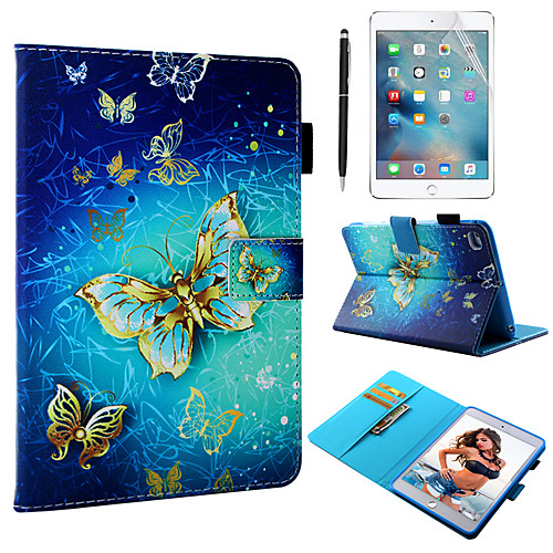 Case & 1pcs Stylus pen & 1pcs Screen Protect For Apple iPad Mini 12345 with Stand / Flip / Ultra-thin Back Cover Butterfly / Flower PU Leather
Case & 1pcs Stylus pen & 1pcs Screen Protect For Apple iPad Mini 12345 with Stand / Flip / Ultra-thin Back Cover Butterfly / Flower PU Leather