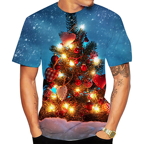 Men's Plus Size 3D Graphic Print T-shirt Basic Daily Going out Round Neck Dusty Blue / Short Sleeve
Men's Plus Size 3D Graphic Print T-shirt Basic Daily Going out Round Neck Dusty Blue / Short Sleeve