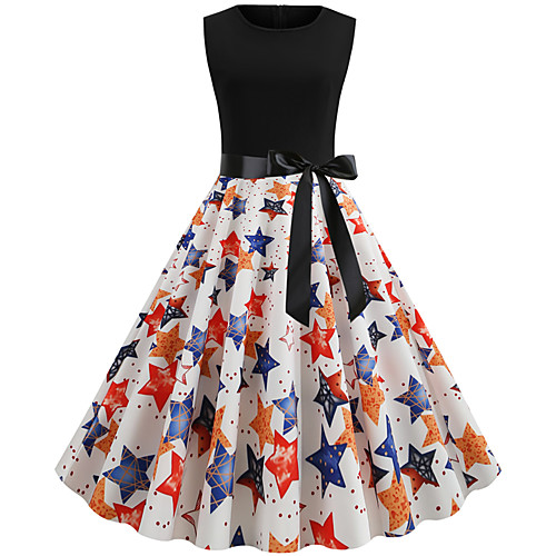 Women's A Line Dress - Short Sleeves Print Patchwork Print Street chic Party Daily Black S M L XL XXL / Cotton
Women's A Line Dress - Short Sleeves Print Patchwork Print Street chic Party Daily Black S M L XL XXL / Cotton