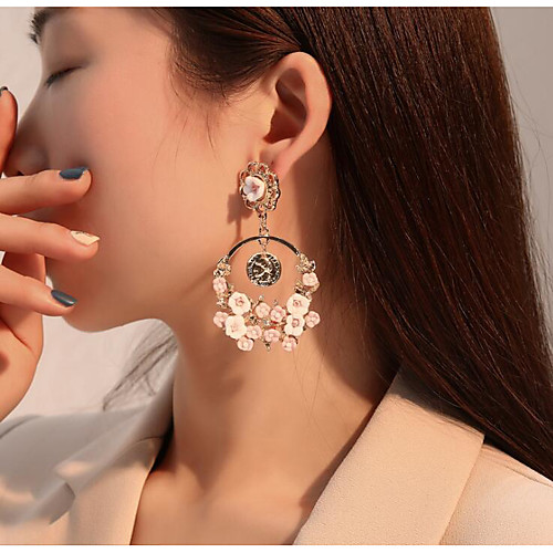 Women's Drop Earrings Geometrical Petal Stylish Trendy Romantic Sweet Earrings Jewelry Blushing Pink / Champagne For Party Evening Gift Engagement Birthday Promise 1 Pair
Women's Drop Earrings Geometrical Petal Stylish Trendy Romantic Sweet Earrings Jewelry Blushing Pink / Champagne For Party Evening Gift Engagement Birthday Promise 1 Pair