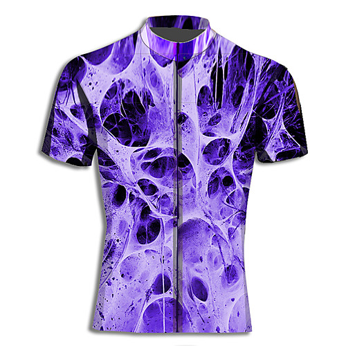 Men's Daily Spring & Summer Regular Jacket, Geometric Stand Short Sleeve Polyester Purple
Men's Daily Spring & Summer Regular Jacket, Geometric Stand Short Sleeve Polyester Purple