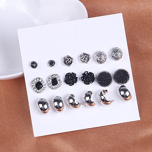 Women's Earrings Holiday Wedding Birthday Romantic Earrings Jewelry Silver For Date Street Festival 1 set
Women's Earrings Holiday Wedding Birthday Romantic Earrings Jewelry Silver For Date Street Festival 1 set