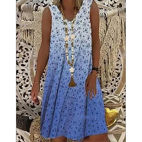 Women's Shirt Dress - Short Sleeves Print V Neck Blue Light Blue S M L XL XXL XXXL XXXXL XXXXXL
Women's Shirt Dress - Short Sleeves Print V Neck Blue Light Blue S M L XL XXL XXXL XXXXL XXXXXL