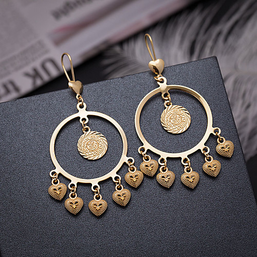 Women's Drop Earrings Hoop Earrings Earrings Classic Holiday Fashion Wedding Luxury Classic Trendy Fashion Cute Gold Plated Earrings Jewelry Gold For Wedding Birthday Gift Formal Festival 1 Pair
Women's Drop Earrings Hoop Earrings Earrings Classic Holiday Fashion Wedding Luxury Classic Trendy Fashion Cute Gold Plated Earrings Jewelry Gold For Wedding Birthday Gift Formal Festival 1 Pair