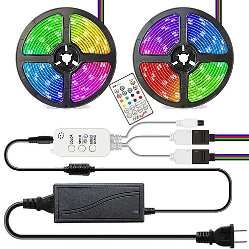 10m Flexible LED Light Strips Flexible Tiktok Lights 300 LEDs SMD5050 Multi Color Decorative / TV Background 12 V
10m Flexible LED Light Strips Flexible Tiktok Lights 300 LEDs SMD5050 Multi Color Decorative / TV Background 12 V