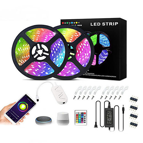 10m Flexible LED Light Strips 360 LEDs SMD5050 Multi Color Decorative / TV Background 12 V
10m Flexible LED Light Strips 360 LEDs SMD5050 Multi Color Decorative / TV Background 12 V