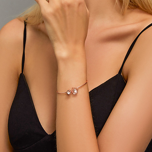 Women's Bracelet Bangles Cuff Bracelet Classic Lucky Classic Elegant Korean Fashion Cute Copper Bracelet Jewelry Rose Gold / Gold / Silver For Gift Prom Date Birthday Festival
Women's Bracelet Bangles Cuff Bracelet Classic Lucky Classic Elegant Korean Fashion Cute Copper Bracelet Jewelry Rose Gold / Gold / Silver For Gift Prom Date Birthday Festival