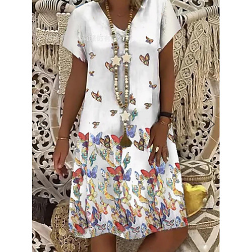 Women's A Line Dress - Sleeveless Floral Print Spring Summer Elegant Boho Beach White S M L XL XXL / Cotton
Women's A Line Dress - Sleeveless Floral Print Spring Summer Elegant Boho Beach White S M L XL XXL / Cotton
