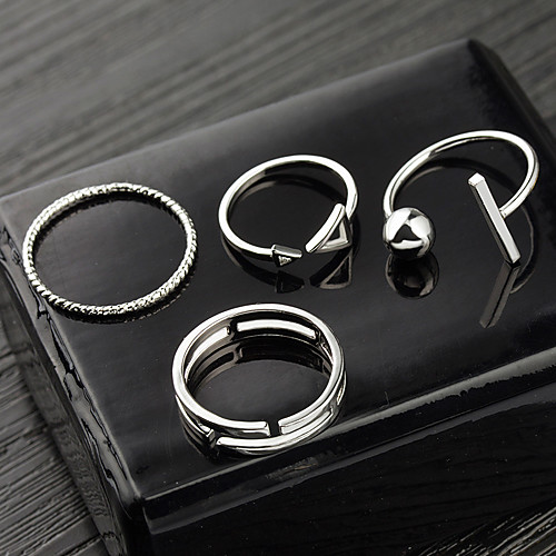 Women's Ring 1 set Silver Alloy Elegant Holiday European Festival Jewelry
Women's Ring 1 set Silver Alloy Elegant Holiday European Festival Jewelry