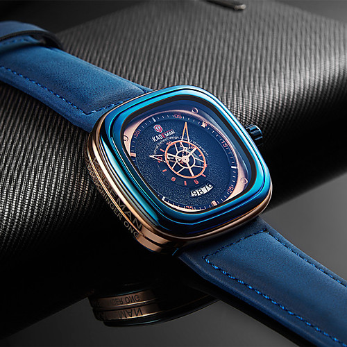 Men's Sport Watch Quartz Stylish Genuine Leather Black / Brown / Pool 30 m Water Resistant / Waterproof Day Date Analog Fashion - Golden / Brown BlackGloden Blue One Year Battery Life
Men's Sport Watch Quartz Stylish Genuine Leather Black / Brown / Pool 30 m Water Resistant / Waterproof Day Date Analog Fashion - Golden / Brown BlackGloden Blue One Year Battery Life