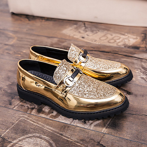 Men's Faux Leather Spring & Summer Casual Loafers & Slip-Ons Gold / Silver / Black
Men's Faux Leather Spring & Summer Casual Loafers & Slip-Ons Gold / Silver / Black