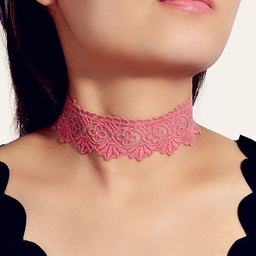 Women's Necklace Retro Pink Ribbon Flower Shape Elegant Trendy Romantic Rock Fabric Red 40 cm Necklace Jewelry 1pc For Party Evening Masquerade Prom Beach Festival
Women's Necklace Retro Pink Ribbon Flower Shape Elegant Trendy Romantic Rock Fabric Red 40 cm Necklace Jewelry 1pc For Party Evening Masquerade Prom Beach Festival
