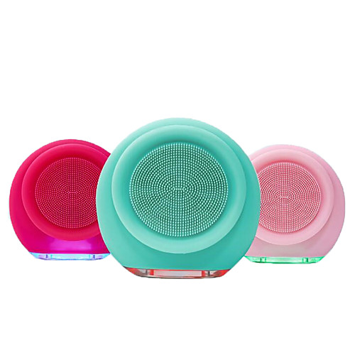 Electric Silica Facial Cleansing Brush Rechargeable LED Light Silicone Facial Brush Massager Remove Skin Blackhead Acne Pore
Electric Silica Facial Cleansing Brush Rechargeable LED Light Silicone Facial Brush Massager Remove Skin Blackhead Acne Pore