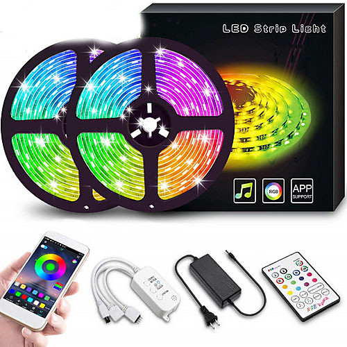 10m Flexible LED Light Strips Flexible Tiktok Lights 300 LEDs Multi Color Party / Decorative / TV Background 12 V
10m Flexible LED Light Strips Flexible Tiktok Lights 300 LEDs Multi Color Party / Decorative / TV Background 12 V