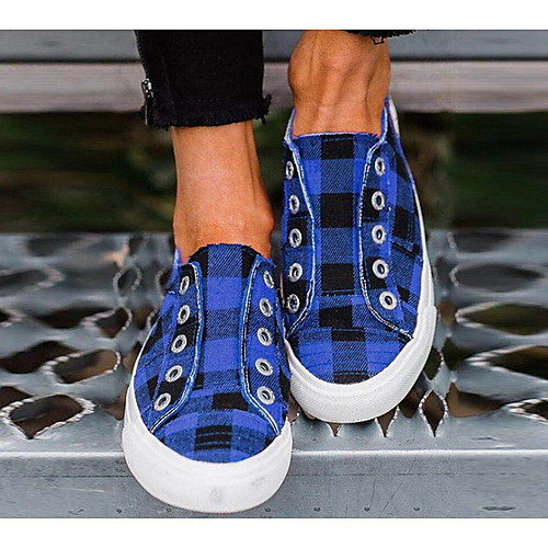 Women's Sneakers Flat Heel Round Toe Canvas Spring & Summer Red / Blue / White
Women's Sneakers Flat Heel Round Toe Canvas Spring & Summer Red / Blue / White