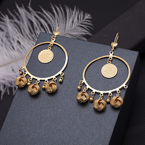 Women's Drop Earrings Hoop Earrings Earrings Classic Holiday Fashion Wedding Luxury Classic Trendy Fashion Cute Gold Plated Earrings Jewelry Gold For Wedding Birthday Gift Formal Festival 1 Pair
Women's Drop Earrings Hoop Earrings Earrings Classic Holiday Fashion Wedding Luxury Classic Trendy Fashion Cute Gold Plated Earrings Jewelry Gold For Wedding Birthday Gift Formal Festival 1 Pair