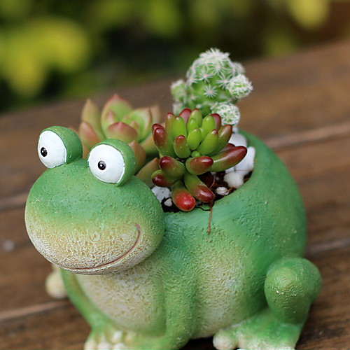 Creative Garden Frog Flower Pot Cute Living Room Children's Room Balcony Milk Tea Shop Decorative Ornaments Meaty Matching Flower
Creative Garden Frog Flower Pot Cute Living Room Children's Room Balcony Milk Tea Shop Decorative Ornaments Meaty Matching Flower