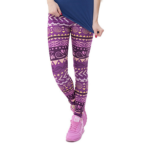 Women's Sports / Yoga Sporty / Basic Legging - Print / Plaid, Print Mid Waist Purple One-Size
Women's Sports / Yoga Sporty / Basic Legging - Print / Plaid, Print Mid Waist Purple One-Size
