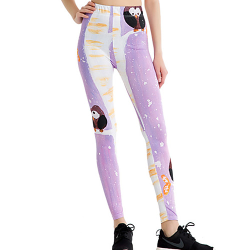 Women's Sports / Yoga Sporty / Basic Legging - Print / Color Block, Print Mid Waist Purple One-Size
Women's Sports / Yoga Sporty / Basic Legging - Print / Color Block, Print Mid Waist Purple One-Size