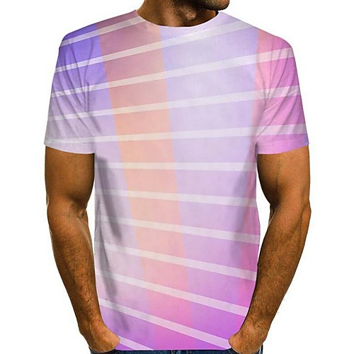 Men's Striped Graphic T-shirt Daily Wine / Blue / Red / Yellow / Blushing Pink / Navy Blue
Men's Striped Graphic T-shirt Daily Wine / Blue / Red / Yellow / Blushing Pink / Navy Blue
