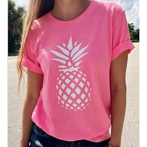 Women's Fruit T-shirt Daily Wine / White / Blue / Yellow / Blushing Pink / Green / Dark Gray
Women's Fruit T-shirt Daily Wine / White / Blue / Yellow / Blushing Pink / Green / Dark Gray