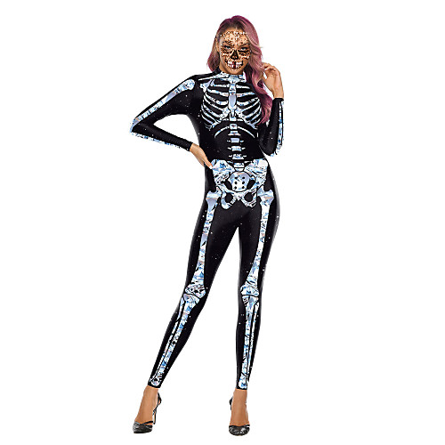 Zentai Suits Cosplay Costume Catsuit Ninja Skeleton / Skull Adults' Lycra Spandex Cosplay Costumes Halloween Women's Gray Color Block Carnival Masquerade / Leotard / Onesie / Skin Suit
Zentai Suits Cosplay Costume Catsuit Ninja Skeleton / Skull Adults' Lycra Spandex Cosplay Costumes Halloween Women's Gray Color Block Carnival Masquerade / Leotard / Onesie / Skin Suit
