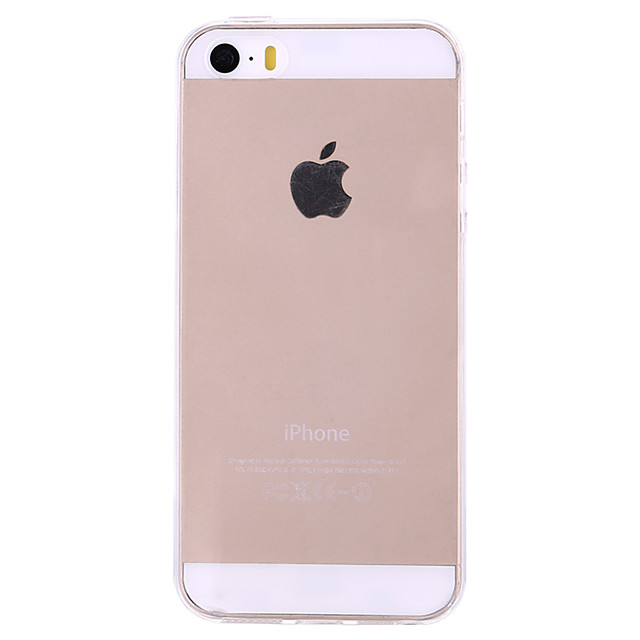 téléphone Coque Pour iPhone 5 Apple Coque Arriere iPhone SE / 5s iPhone 5 Ultrafine Transparente Cou