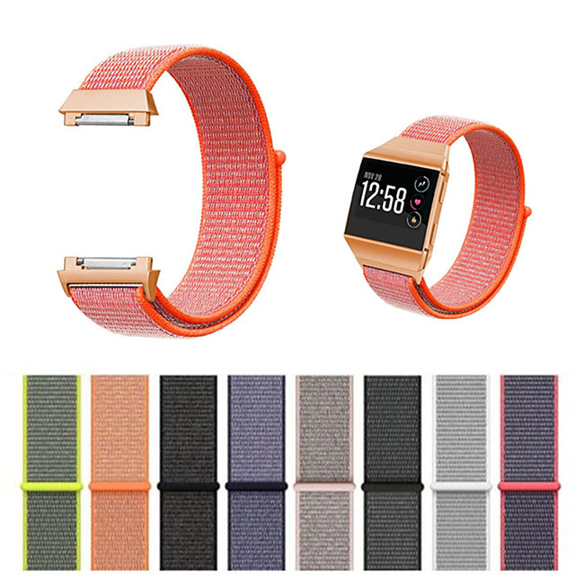 1 pcs Bracelet de montre connectée pour Fitbit Ionic Boucle Moderne Nylon Doux Respirable Remplaceme