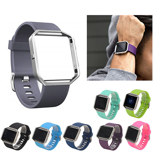 1 pcs Bracelet de montre connectée pour Fitbit Fitbit Blaze Bracelet Sport Silicone Remplacement San